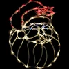 18" Lighted Santa Claus Christmas Window Silhouette Decoration