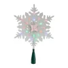 15" Lighted Three Dimensional Star Christmas Tree Topper - Multi Colored Lights