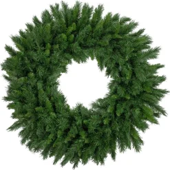Lush Mixed Pine Artificial Christmas Wreath, 36-Inch, Unlit