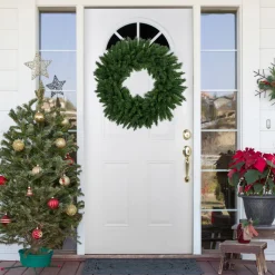 Lush Mixed Pine Artificial Christmas Wreath, 36-Inch, Unlit