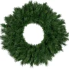 Lush Mixed Pine Artificial Christmas Wreath, 24-Inch, Unlit