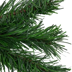 Lush Mixed Pine Artificial Christmas Wreath, 24-Inch, Unlit