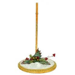 12.5" Mark Roberts Snowy Base Fairy Stand - Large