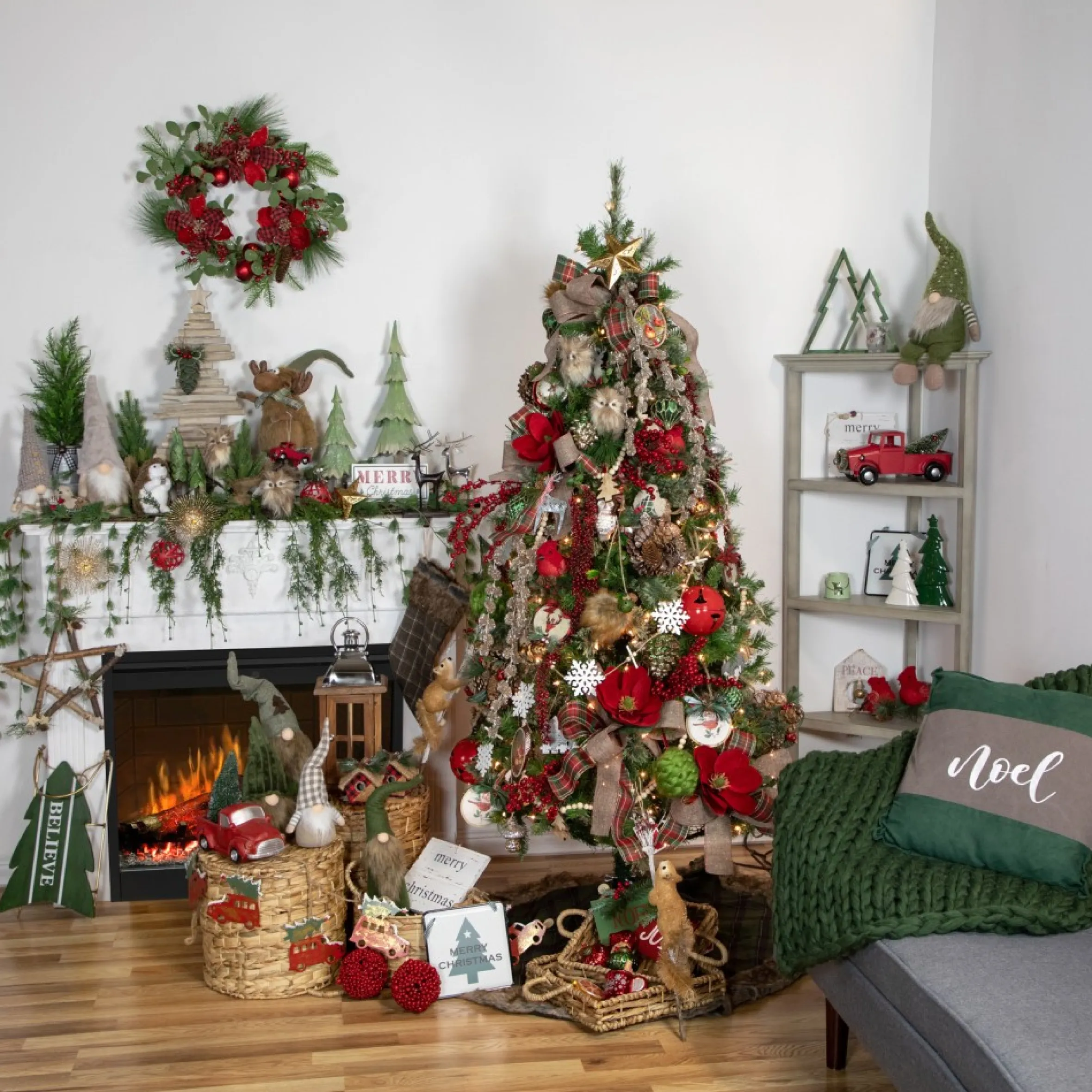 10.25" Merry Christmas/Holiday Market Reversible Tabletop Sign