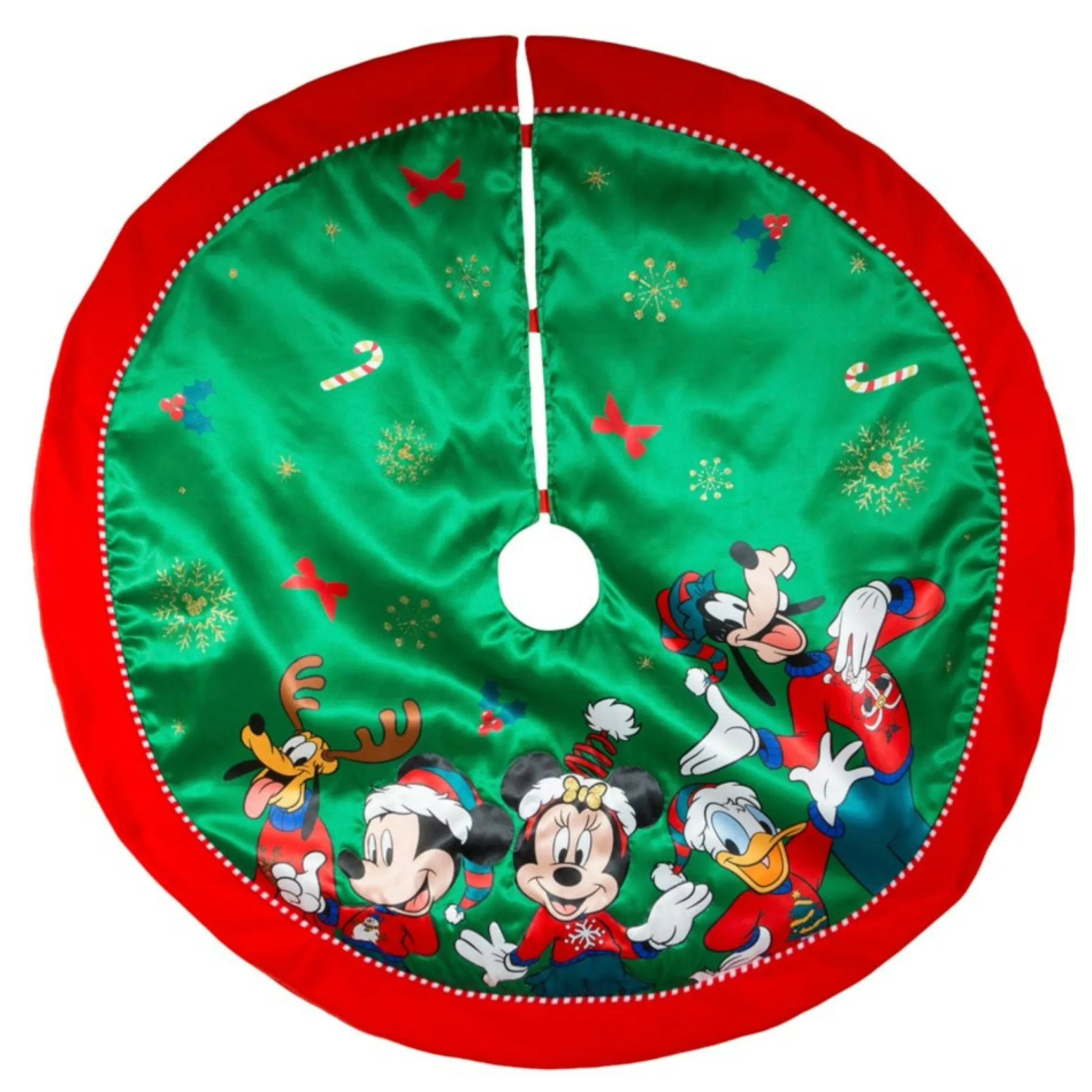 48" Mickey And Friends Round Christmas Tree Skirt