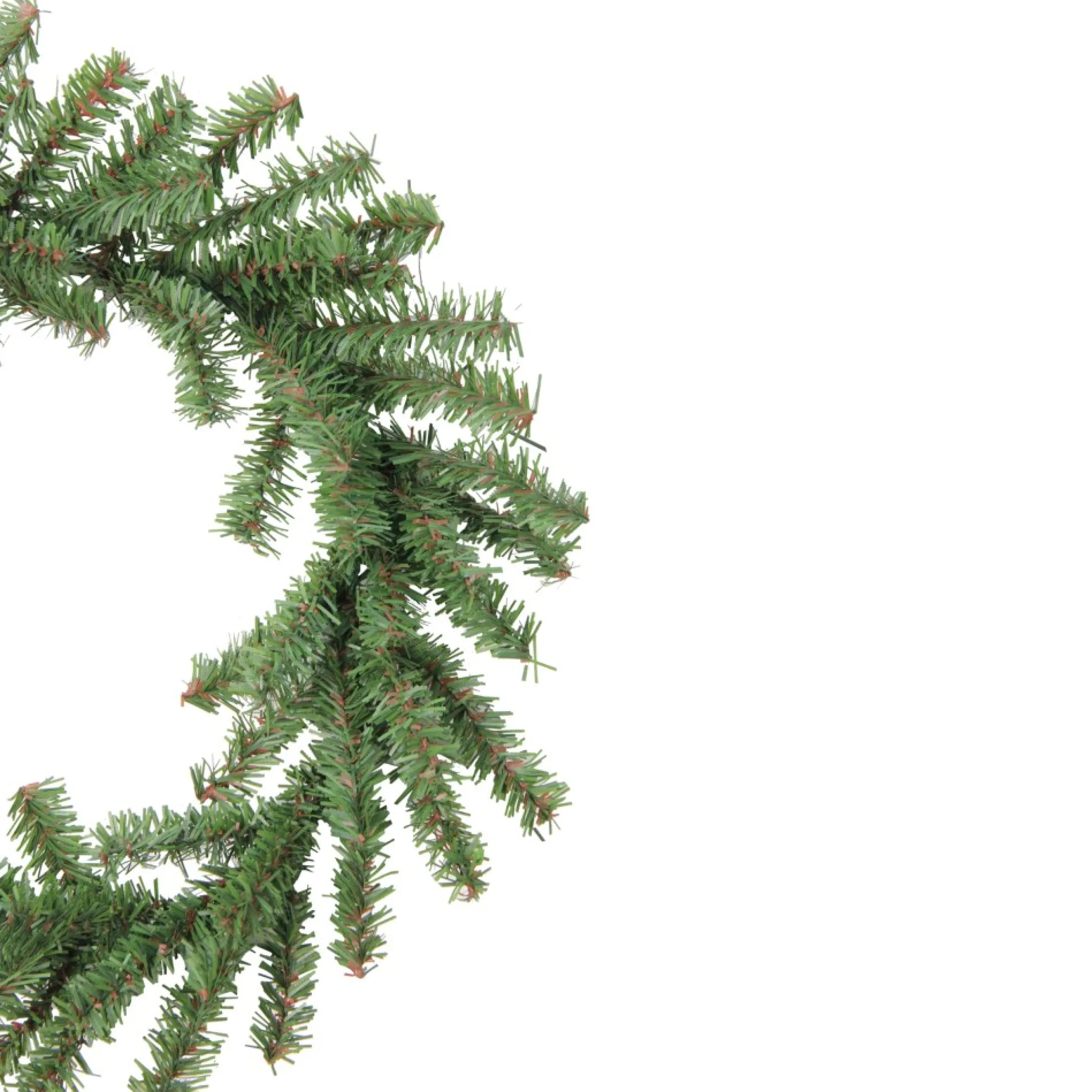 Mini Pine Two-Tone Artificial Christmas Wreath - 12-Inch, Unlit