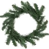 Mini Two-Tone Whitewood Pine Artificial Christmas Wreath, 10-Inch, Unlit
