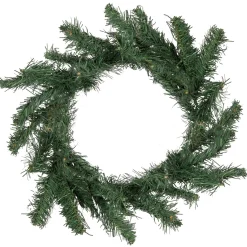 Mini Two-Tone Whitewood Pine Artificial Christmas Wreath, 10-Inch, Unlit
