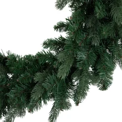 Mixed Eden Pine Artificial Christmas Wreath, 30-Inch, Unlit
