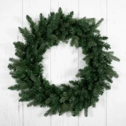 Mixed Eden Pine Artificial Christmas Wreath, 30-Inch, Unlit