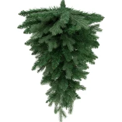 30" Mixed Eden Pine Artificial Christmas Teardrop Swag - Unlit