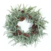 Mixed Pine And Cone Artificial Christmas Wreath, 29.5-Inch, Unlit