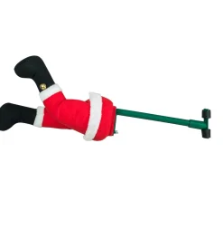 Mr. Christmas Animated Kicking Santa Christmas Tree Decoration
