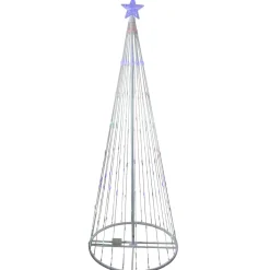 6' Multi-Color Led Lighted Show Cone Christmas Tree Outdoor Decoration