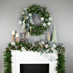 Noble Fir Artificial Christmas Wreath, 30-Inch - Unlit