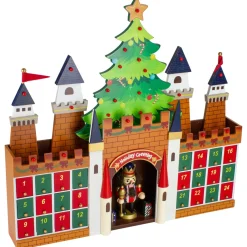 20.5" Nutcracker Castle Christmas Advent Calendar Decoration