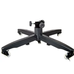 29" Onyx Black Universal Rolling Christmas Tree Stand