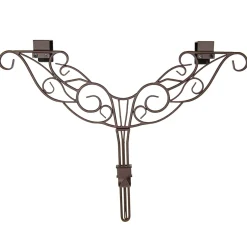 24" Ornate Scrollwork Decorative Christmas Wreath Hanger