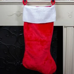 36" Oversized Red And White Christmas Stocking