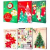 Pack Of 6 Assorted Medium Christmas Holiday Gift Boxes