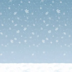 Pack Of 6 Christmas Holiday Decorative Winter Sky Backdrop 4' X 30'