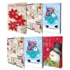Pack Of 6 Large Christmas Holiday Gift Box Assortment
