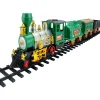 20-Piece Battery Operated Lighted And Animated Classic Christmas Train Set With Sound