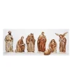 7-Piece Brown Religious Christmas Nativity Figurine Set 12"