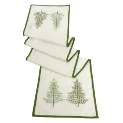 72" Pine Tree Christmas Table Runner