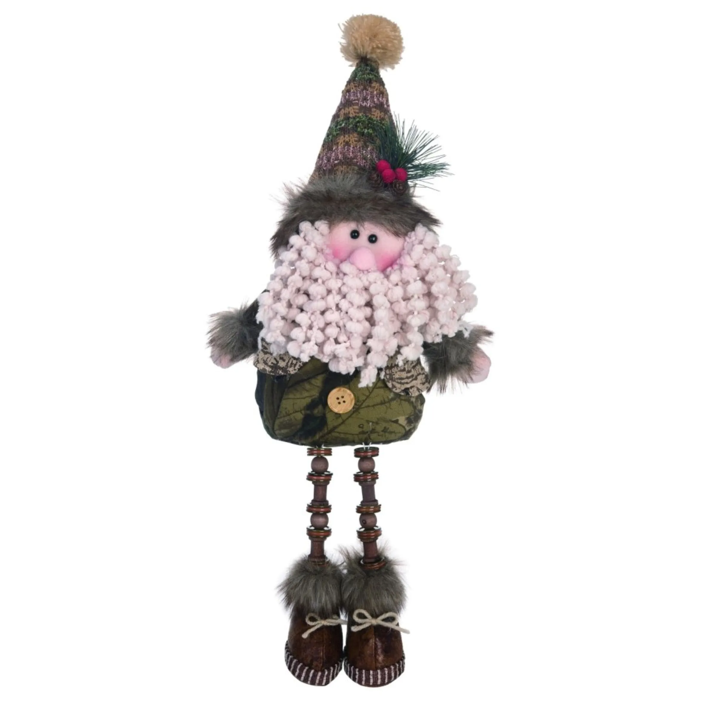 15" Plush Santa Shelf Sitter Christmas Figurine