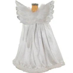 16" Pre-Lit Angel With Staff Christmas Tree Topper