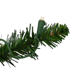 Pre-Lit Buffalo Fir Artificial Christmas Wreath - 30-Inch, Warm White Led Lights
