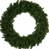 Pre-Lit Canadian Pine Artificial Christmas Double Wreath, 36-Inch, Clear Led Lights