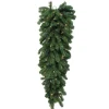 54" Pre-Lit Deluxe Windsor Pine Artificial Christmas Teardrop Swag - Clear Lights