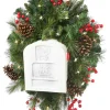 36" Pre-Lit Mixed Belgium Pine Artificial Christmas Swag, Clear Lights