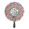 8" Pre-Lit Silver Starburst Christmas Tree Topper - Multicolor Lights