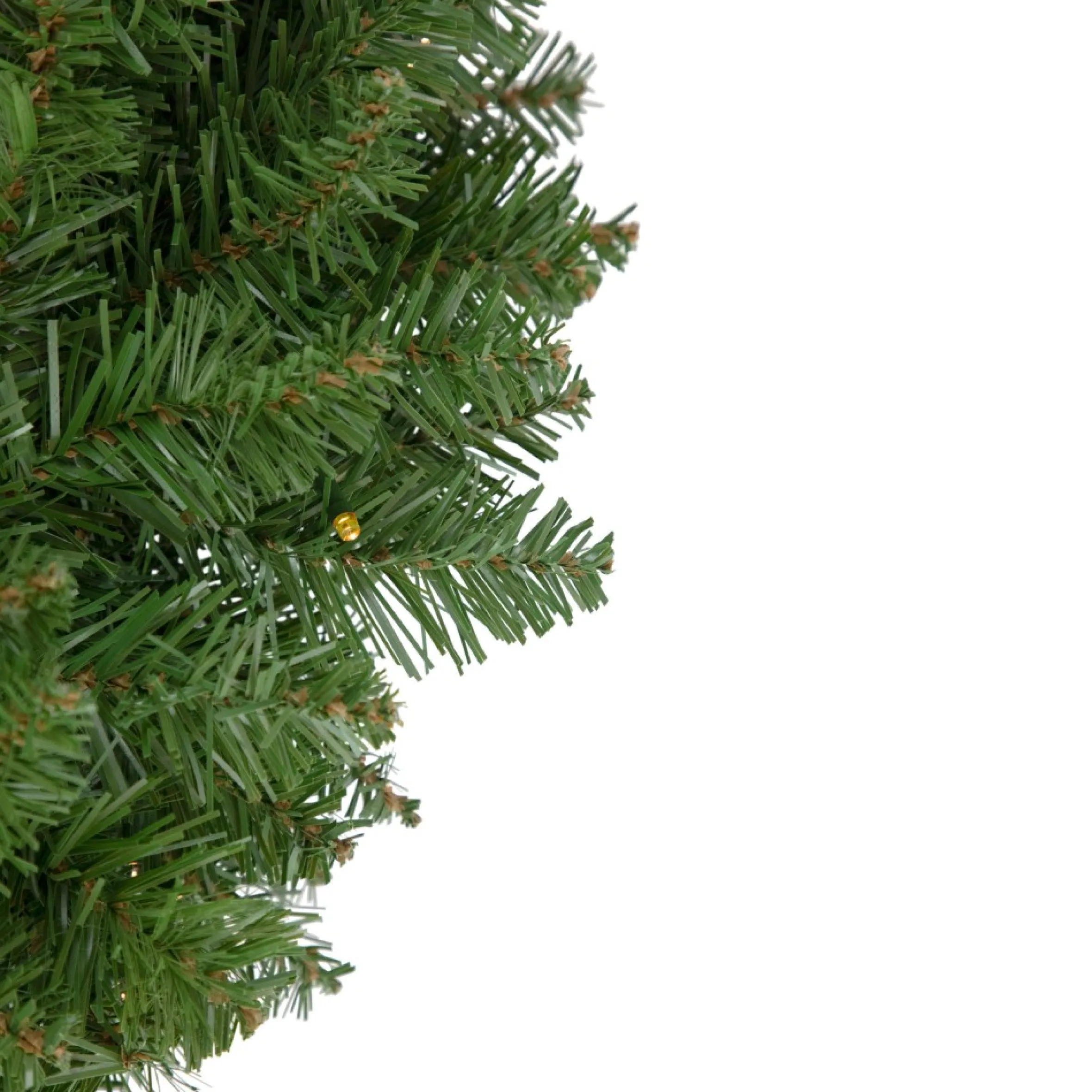 Pre-Lit Whitmire Pine Artificial Christmas Wreath - 24-Inch, Warm White Led Lights