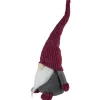 18" Purple And Gray Standing Gnome Christmas Decoration