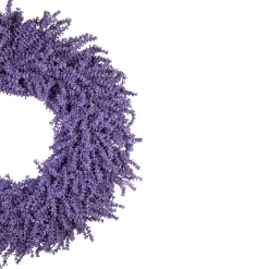 Purple Lavender Artificial Floral Spring Wreath, 28-Inch, Unlit