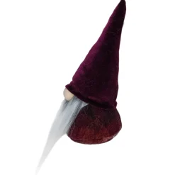 9" Purple Plum Standing Gnome Christmas Tabletop Decor