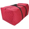 Quilted Red Christmas Holiday Storage Bag