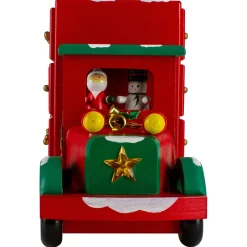 14" Red Advent Calendar Storage Truck Christmas Decoration