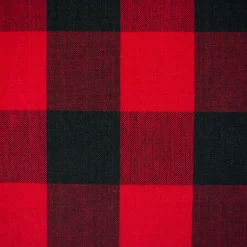 Red And Black Buffalo Plaid Rectangular Christmas Tablecloth 60