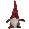 13" Red And Black Plaid Gnome Christmas Figure