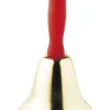 7" Red And Gold Unisex Adult Christmas Bell Costume Accessory