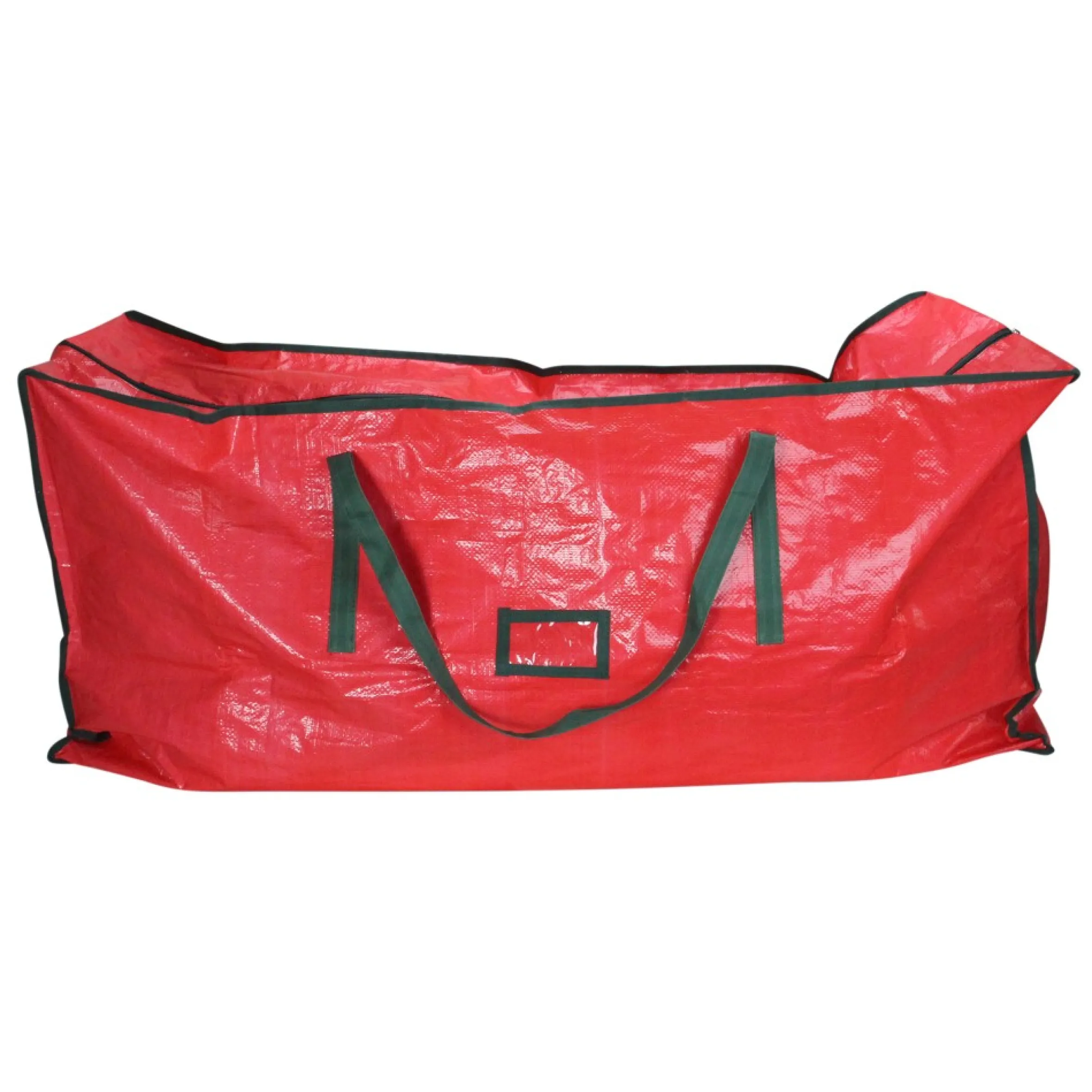 43" Red And Green Canvas Multipurpose Christmas Storage Bag