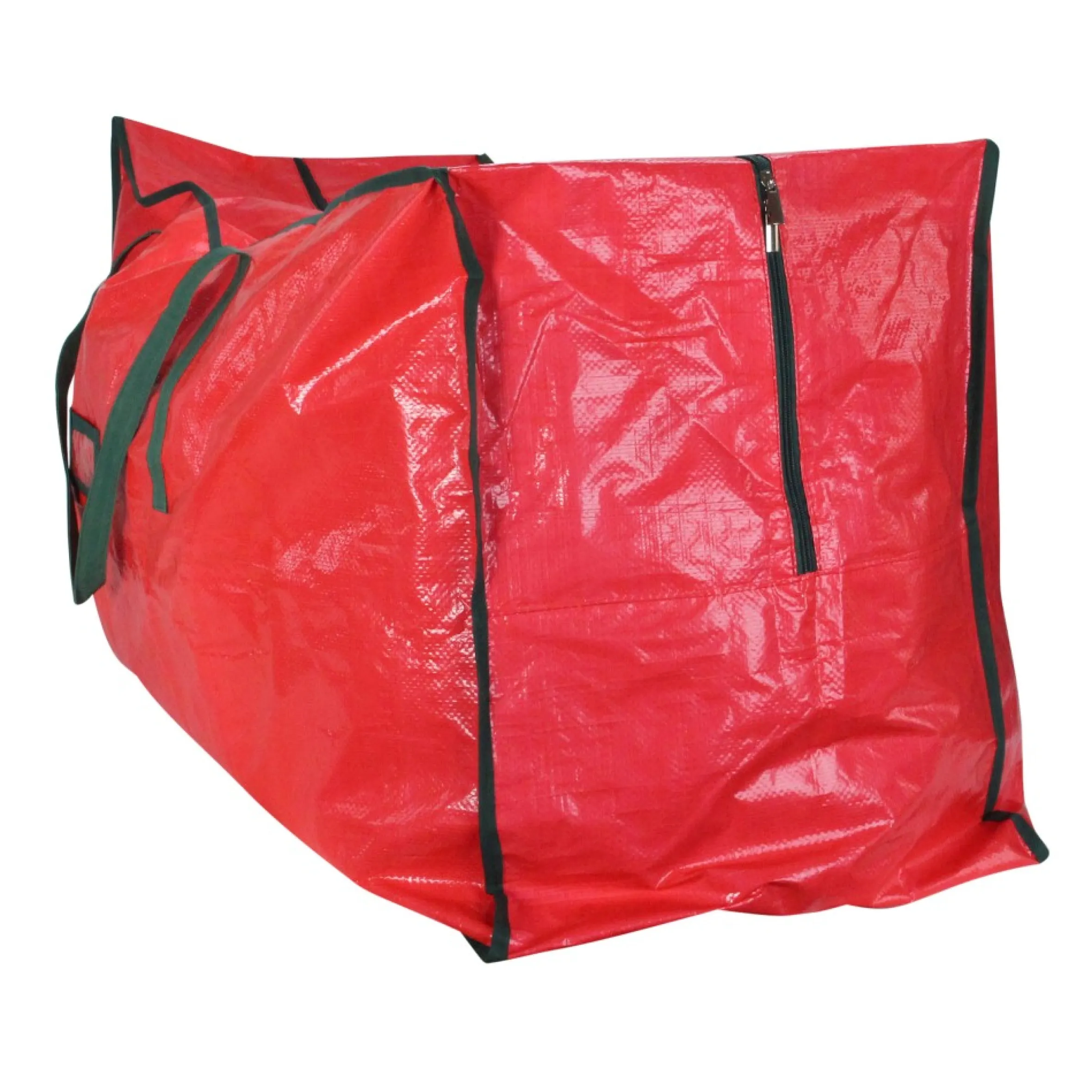 43" Red And Green Canvas Multipurpose Christmas Storage Bag