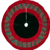 48" Red And Green Plaid Velveteen Christmas Tree Skirt
