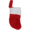 6" Red And White Traditional Cuff Mini Christmas Stocking