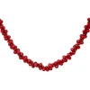 6' Red 3-Finish Shatterproof Ball Christmas Garland